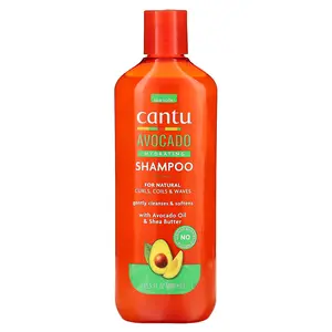 Cantu Avocado Hydrating Shampoo, For Natural Curls, Coils & Waves, 13.5 fl oz (400 ml)