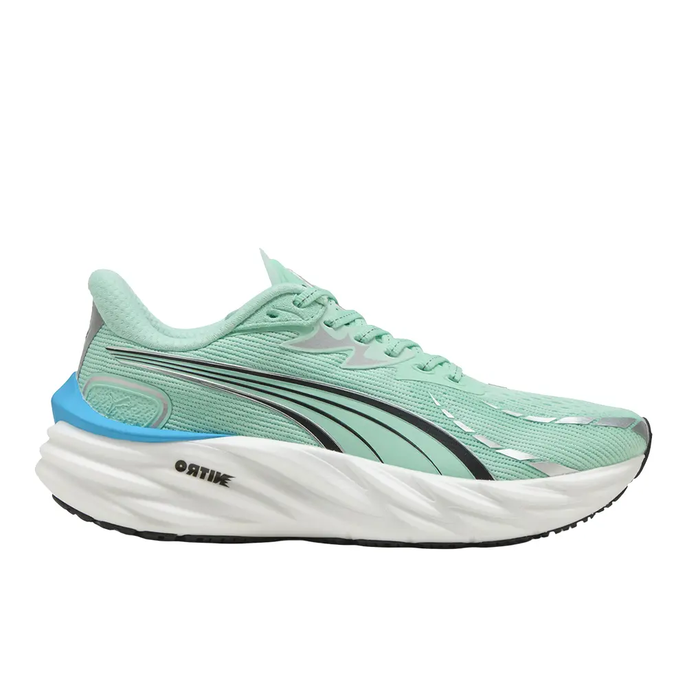 PUMA Womens Velocity Nitro 4 Running Sneakers Shoes - Green