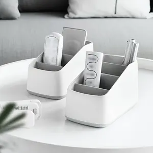 Multifunctional Mini Storage Box, Remote Control Desktop Storage Box, Durable Desktop Storage Organizer for Home Office, Files Organizer