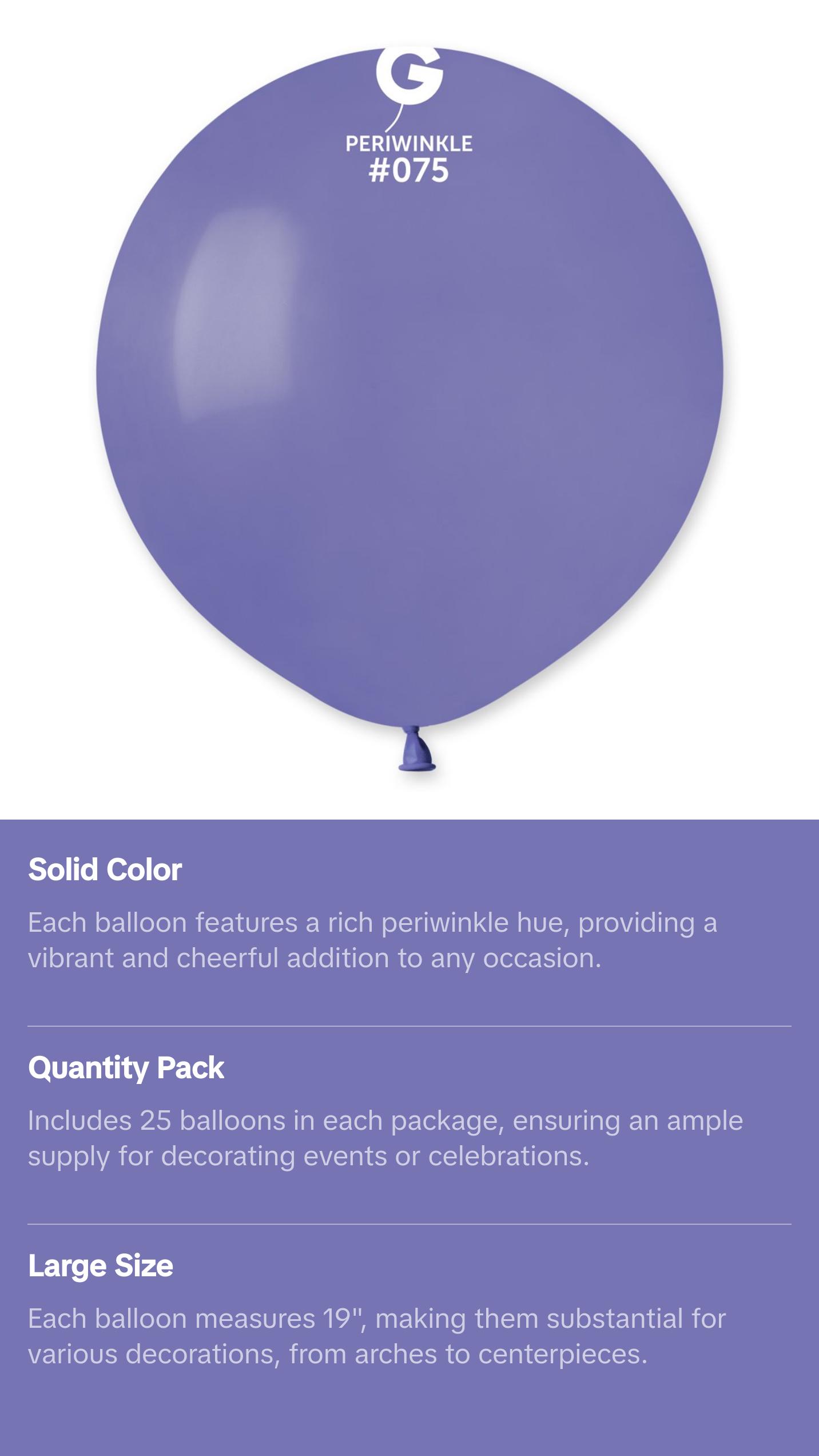 Gemar USA Periwinkle G150-075 19"