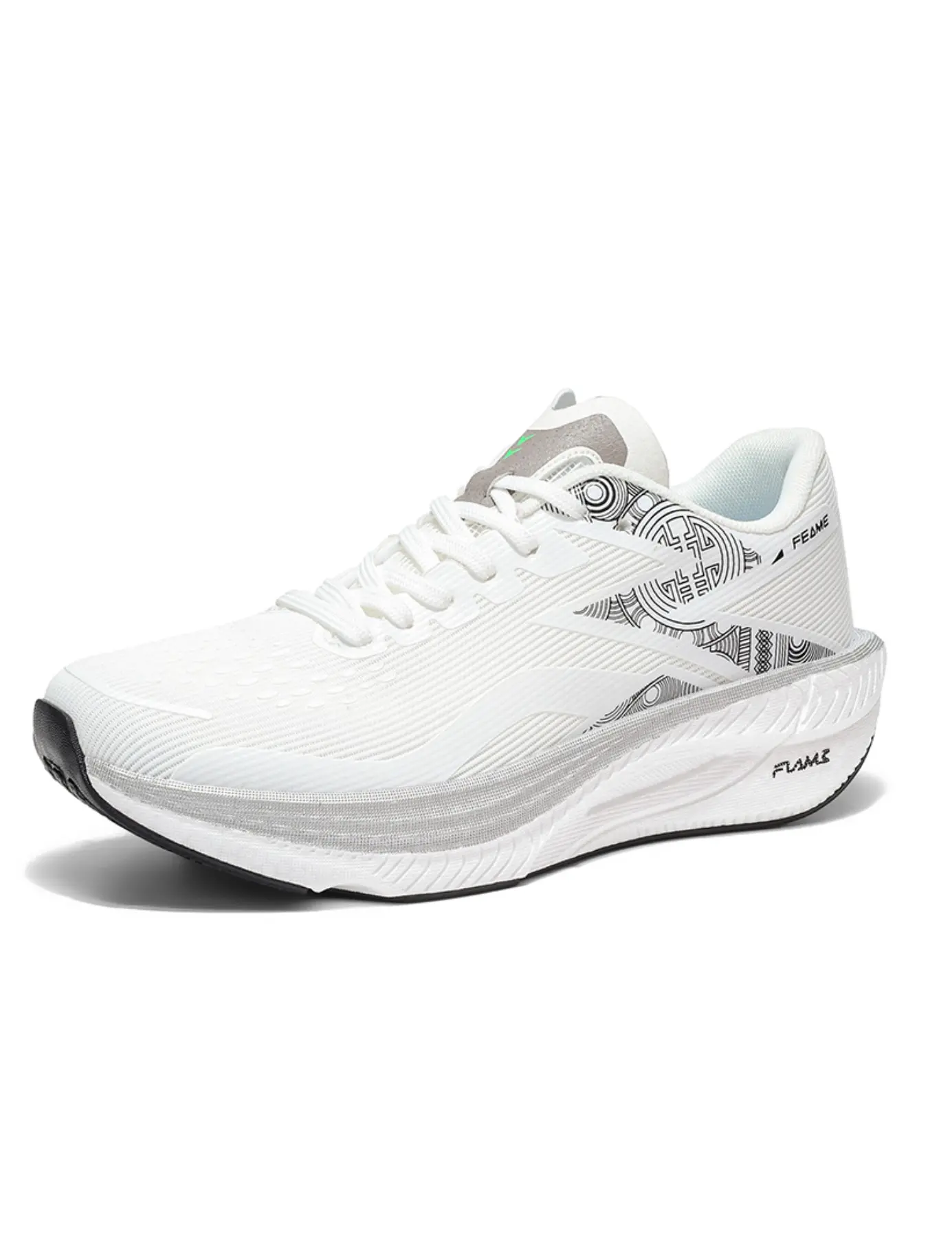 New Spring Carbon Board Running Shoes for Couples, Mesh Sport Casual Shoes, Student Mid-Exam Sports Professional Shock Absorption, Sprint Running Shoes