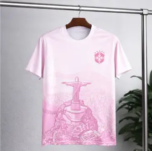 [TRENDING JERSEY 2026] Rose Brazil Style Soccer Jersey 2025/2026 – Special Edition Fan Shirt - Full Print Logo, Fan Jersey, Football Shirt Gift