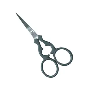 Brow Scissors Soft Touch Coated - Stainless Steel Brow Scissors 
