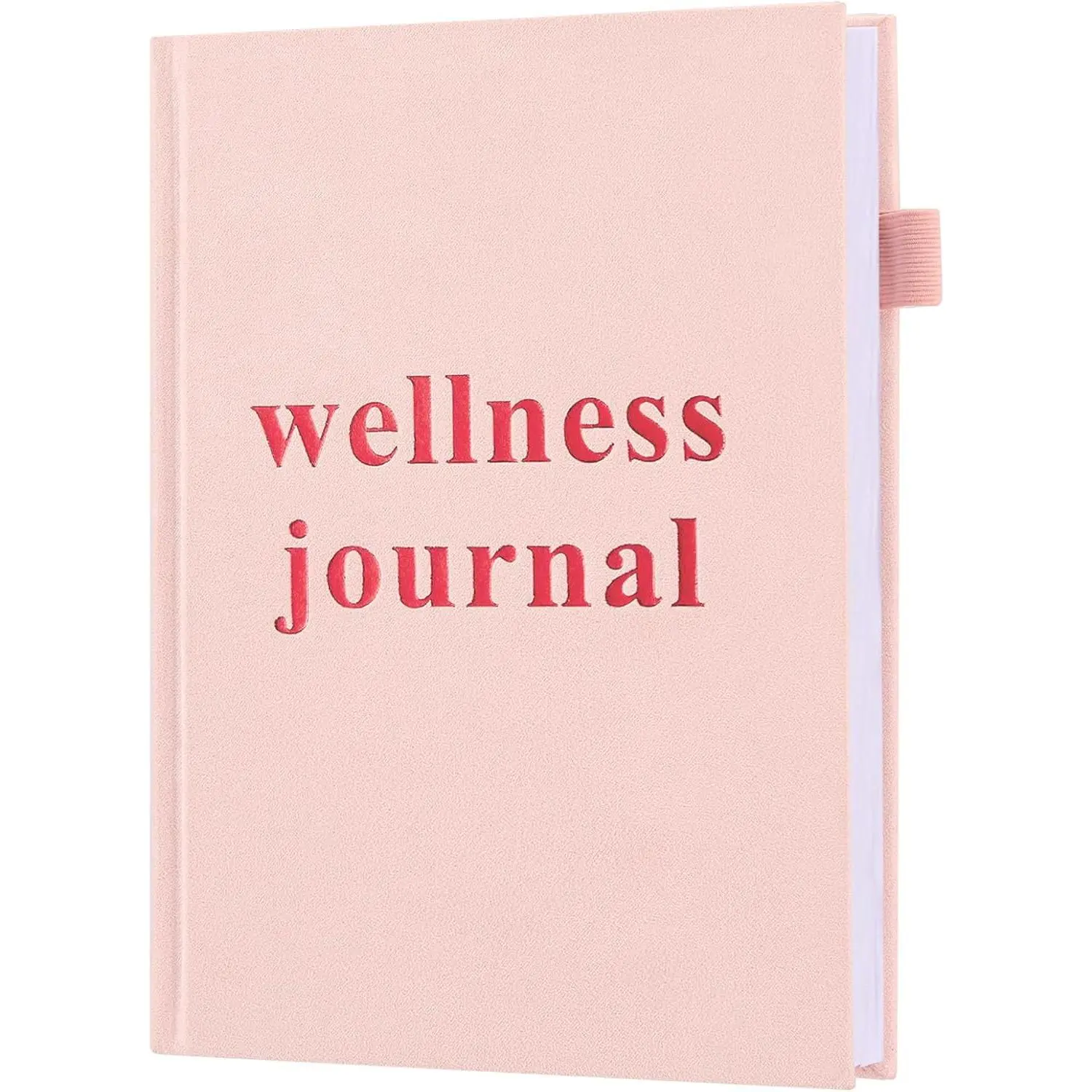 Wellness Journal Planner- Gratitude & Mindset Mental Health Journal,Track Goals, Sleep & Lifestyle,Daily Self Reflection,Self Care Journal,Daily Positive Mindfulness Diary,Size A5 Pink.