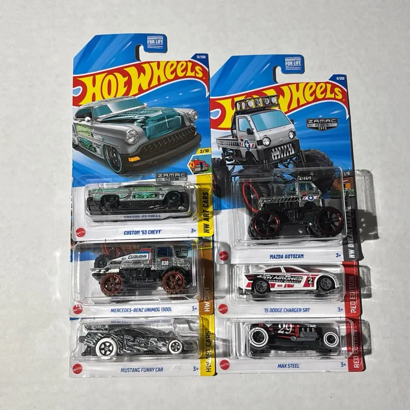 Hot wheels Zamac & Red Edition die cast collectible cars Hot wheels Zamac & Red Edition die cast collectible cars