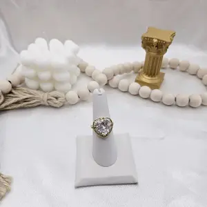 valdiviajewery #2464 anillo corazón oro Laminado 14k Alta Calidad