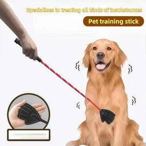 Dog Training Soft Whip with Long Durable Handle - Rubber Training Racket for Puppy Behavior Management, Gentle on Skin, Safety-Focused Pet Training Aid