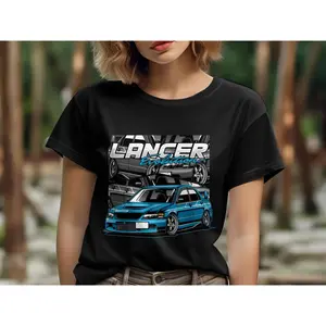 JDM Car Enthusiast T-Shirt, Lancer Evolution Graphic Tee, Automotive Culture Apparel, Tuner Lifestyle Shirt, Unique Car Lover Gift Idea