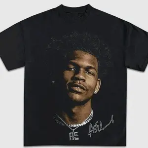Anthony Edwards Icy Jumbo Bootleg Graphic T-Shirt, Vintage Basketball Streetwear Tee for Men and Women, Bold Oversized Player Art Print, 100% Cotton Unisex Crewneck Short Sleeve, Retro Sports Fashion Top, Hype Street Style Outfit I8F WOH 4J0 NB9 COF NCQ