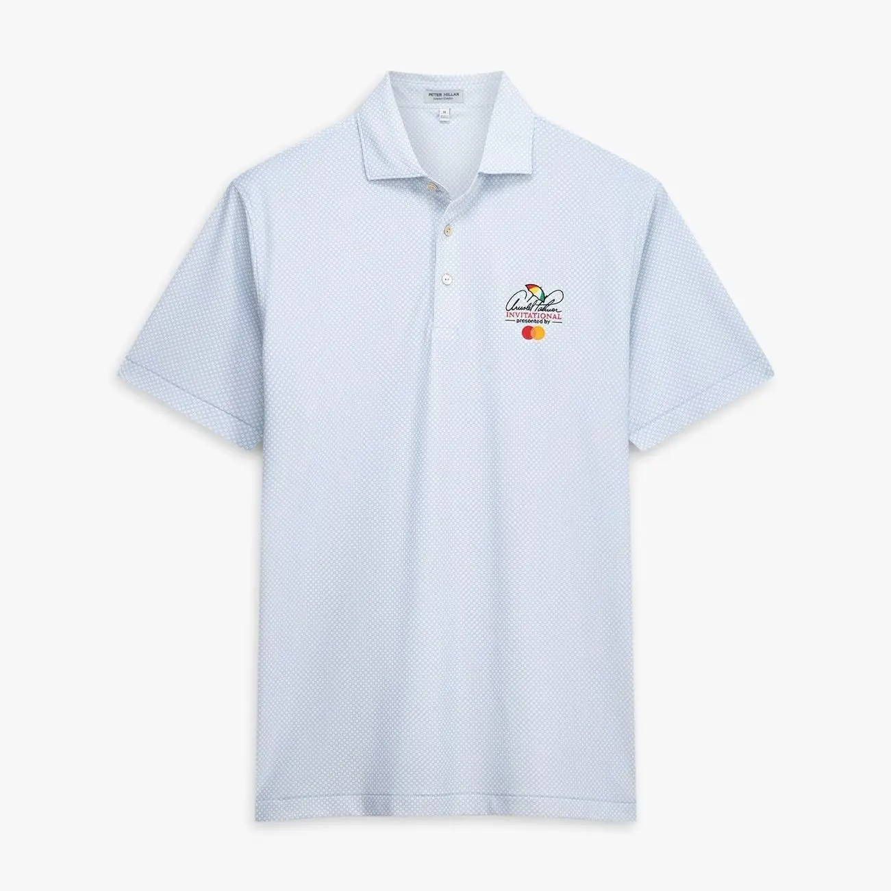 Arnold Palmer Invitational Peter Millar Grant Performance Mesh Polo - Blue