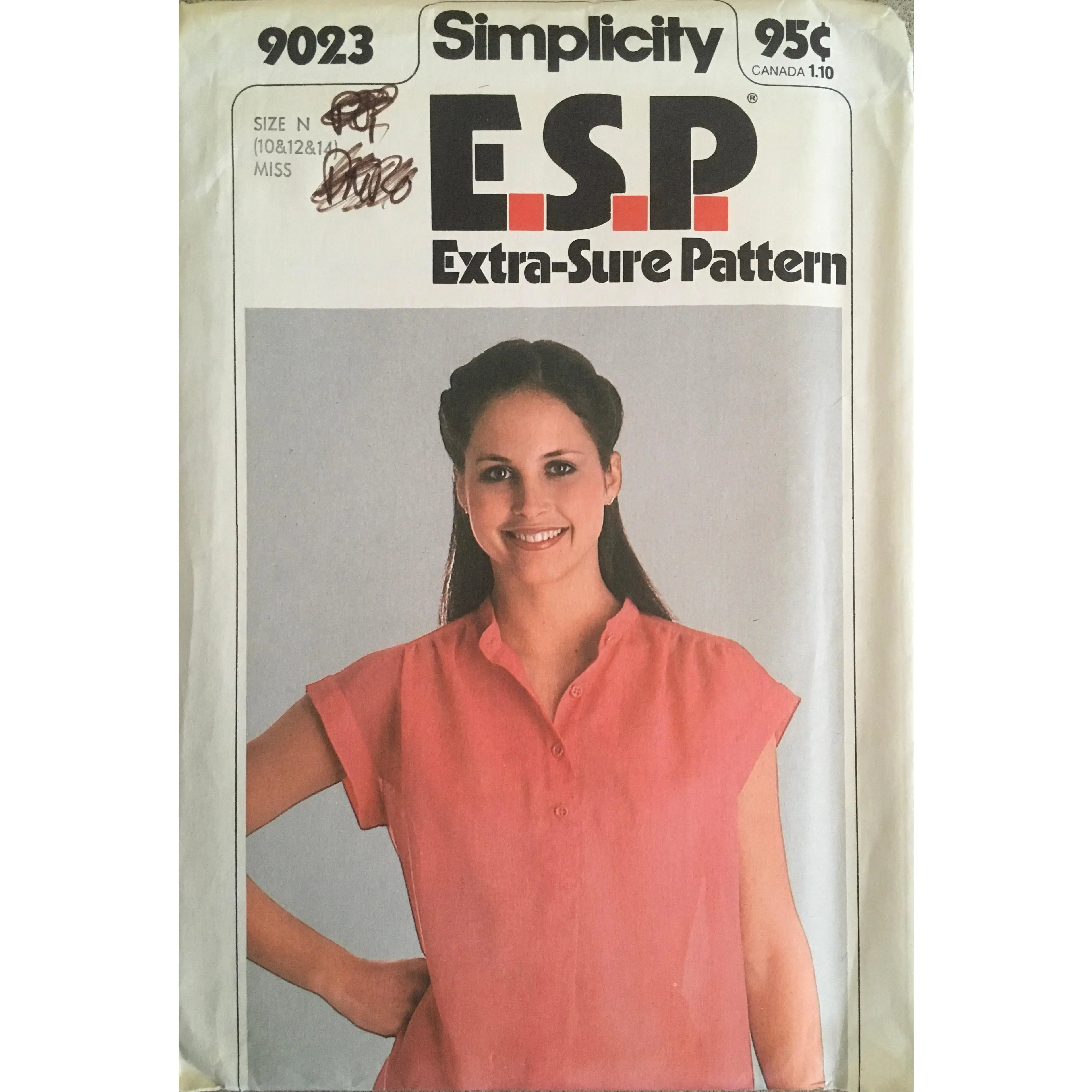 Simplicity 9023 Sewing Pattern (Vintage) UNCUT