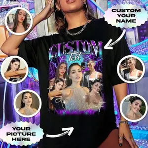 Custom Girlfriend Shirt, Boyfriend Bootleg Shirt, Wife Shirt, Bachelorette Surprise, Personalized Birthday Bootleg Gift, Dog Shirt