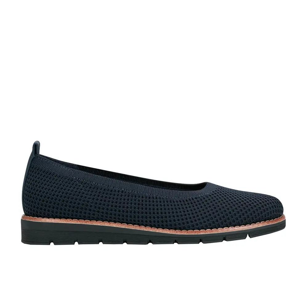 Easy Spirit Womens Kellina Slip On Flats Casual - Blue