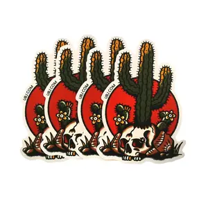 Cactus Skull Sticker Pack (4 pack)