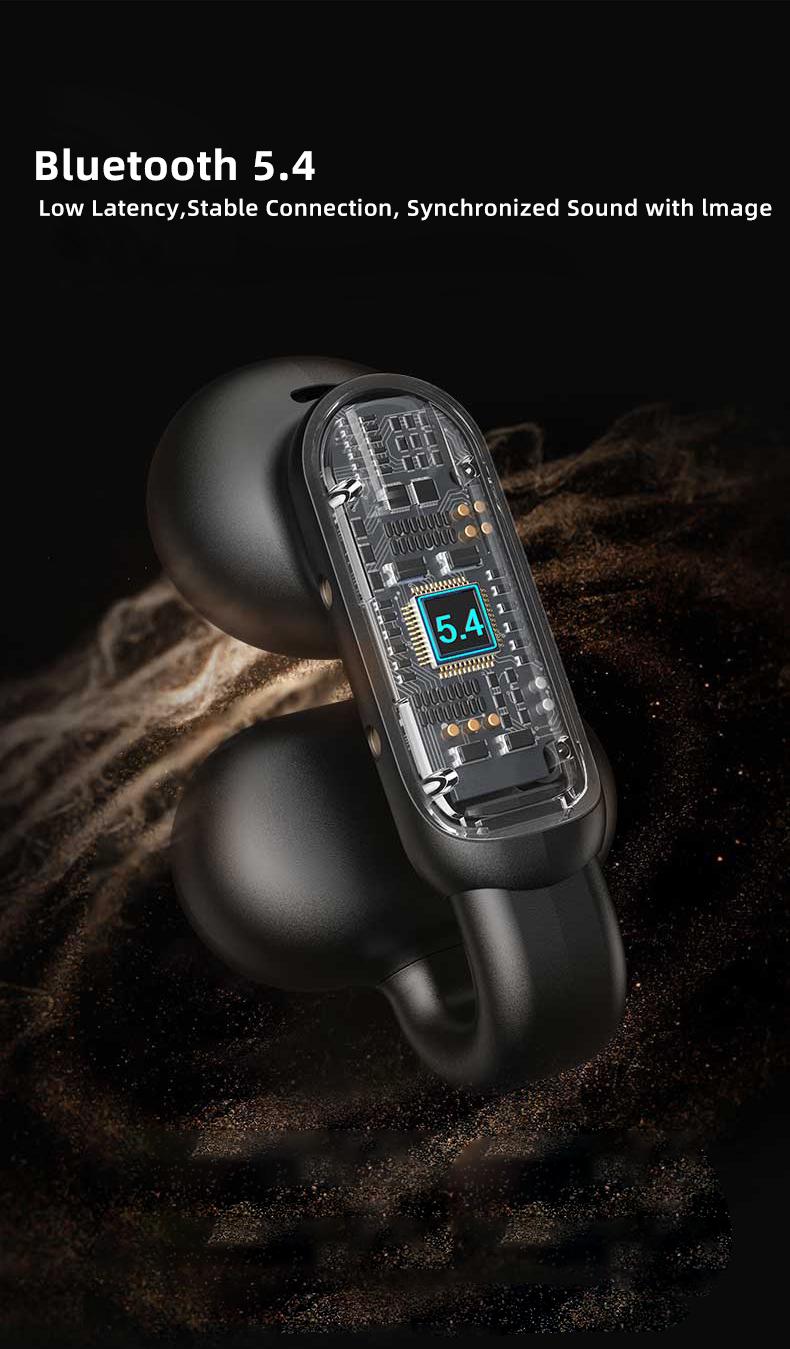 Monster Clip-On Open Ear Wireless Earbuds, Bluetooth 5.4 Headphones with ENC Noise Cancelling Mic, Ultra-Light Secure Fit for Sports, Running & Workouts, Hi-Fi Stereo Sound, 40H Playtime, Fast Charging – Halloween Gifts for Men and Women Monster Clip-On Open Ear Wireless Earbuds, Bluetooth 5.4 Headphones with ENC Noise Cancelling Mic, Ultra-Light Secure Fit for Sports, Running & Workouts, Hi-Fi Stereo Sound, 40H Playtime, Fast Charging – Halloween Gifts for Men and Women