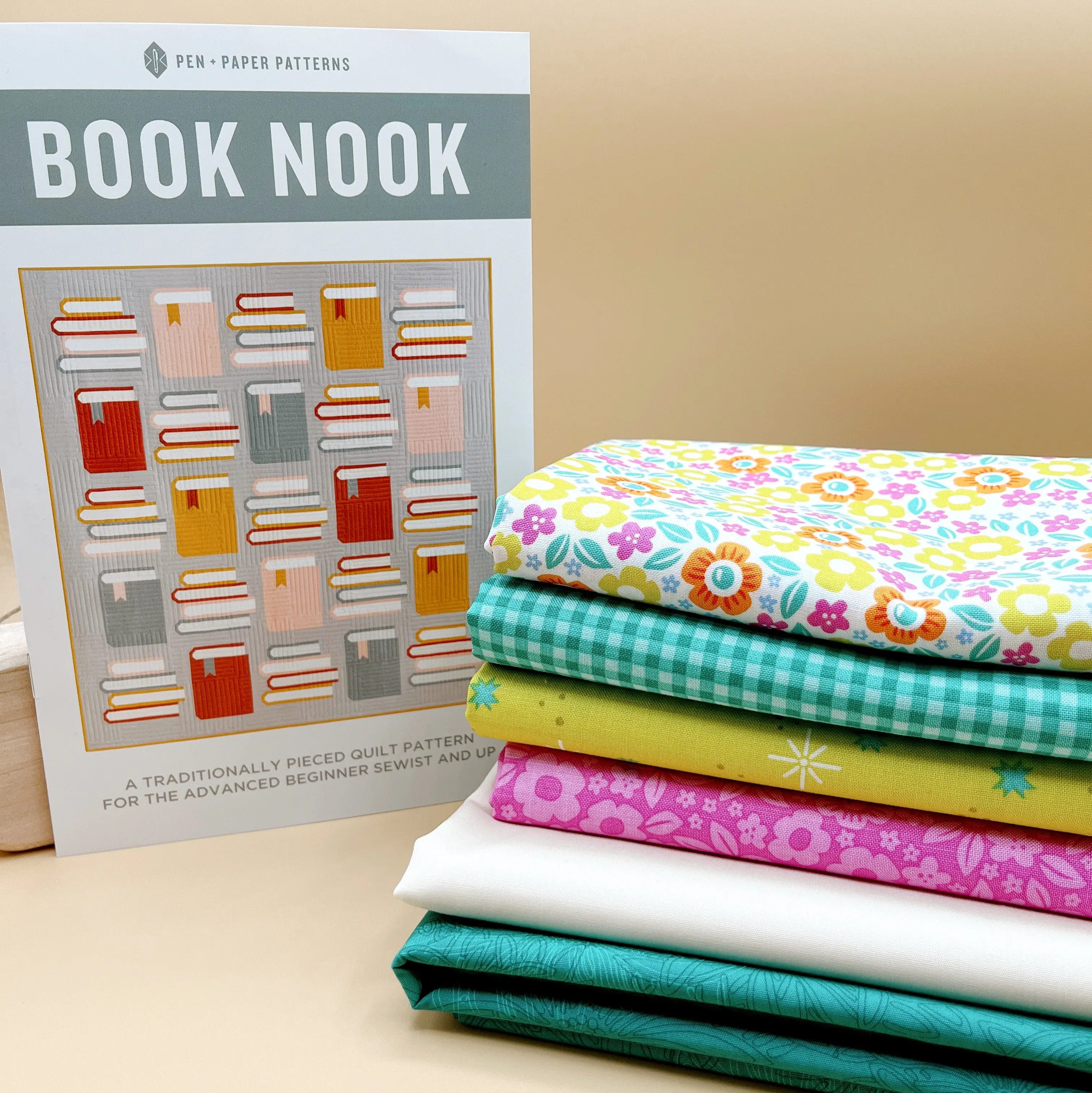 Book Nook Quilt Kit featuring Ghostly Garden
