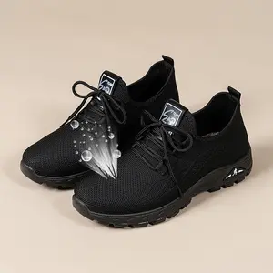 All-Day Comfort! Women's Breathable Knit Walking Shoes for Work & Daily Wear