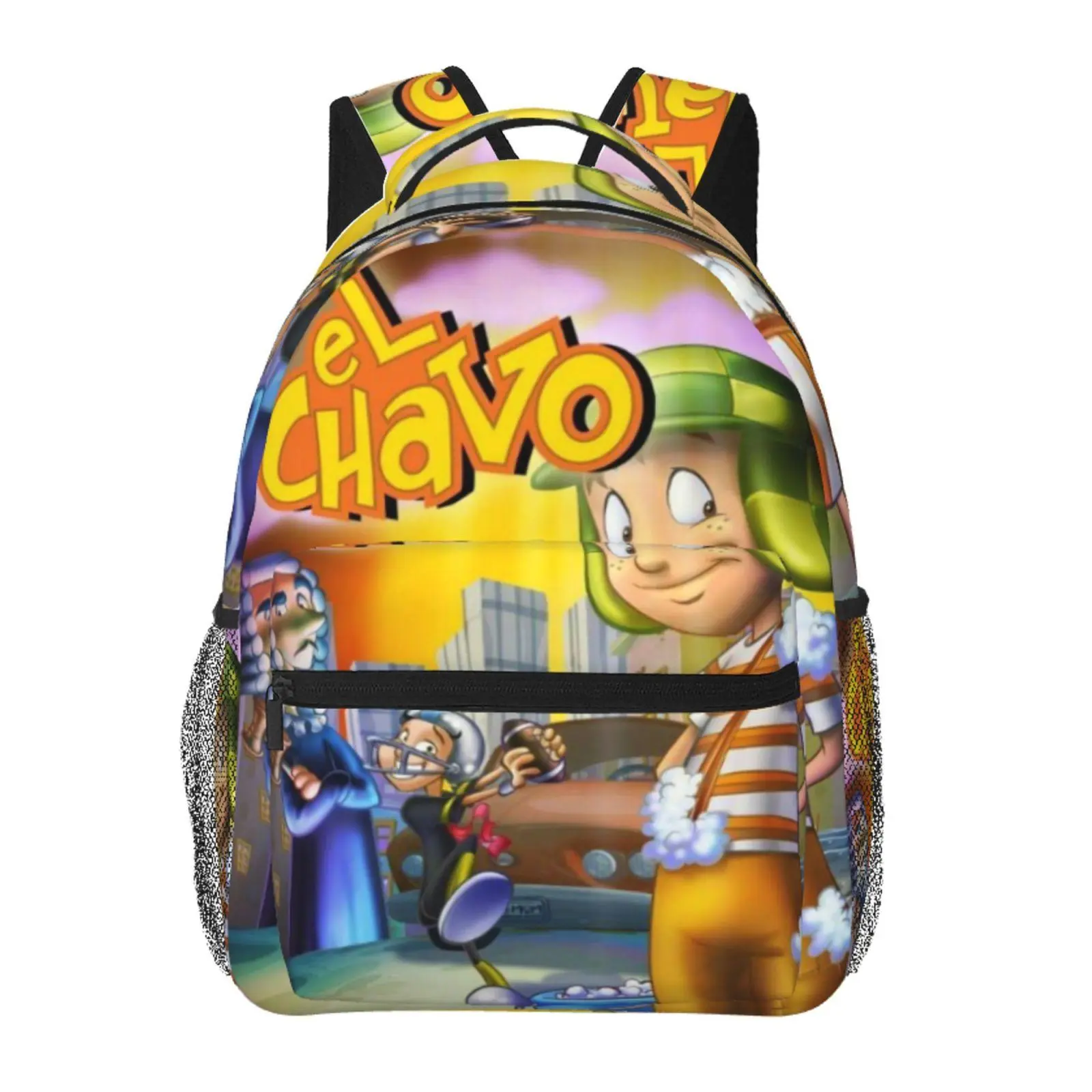 El Chavo backpacks for school — large-capacity laptop daypacks with exquisite prints; durable casual bookbags for campus and daily commutes; a gift for teen students.