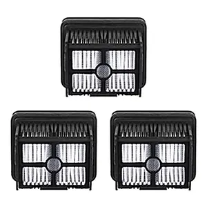 Replacement Brush Roller and Filter for Dreame H12 Pro, H12 Dual, G10 Pro Cordless Wet Dry Vacuum Cleaner, Replacement Parts Kit Include 3 Roller Brushes, 1 Cleaning brush