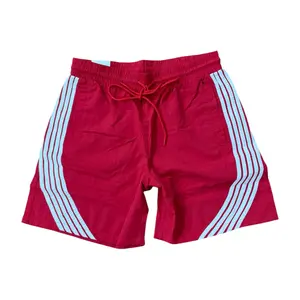 A00-14905 - Striped Relax Fit Nylon Shorts