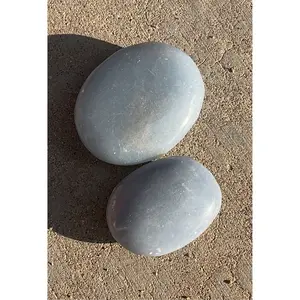 Natural Angelite palm stone