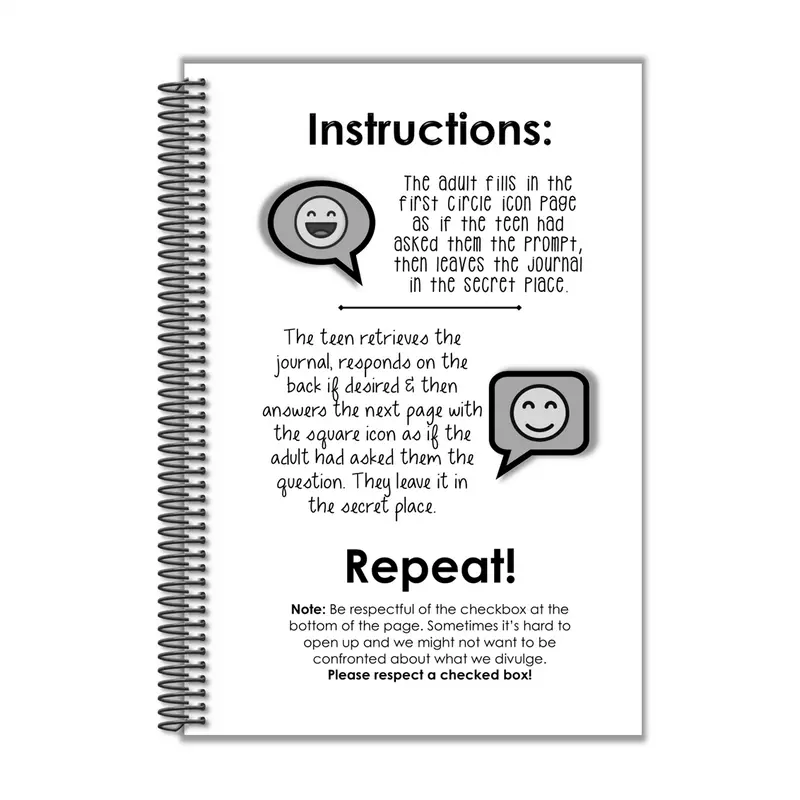 Just Between You & Me Kid Back-and-Forth Journal - Interactive Notebook, 200-Page Soft Cover English Book with Tender & Engaging Prompts, 8.5x5.5 in/9x6 in, for Children & Adults, Ideal Birthday/Christmas Gift