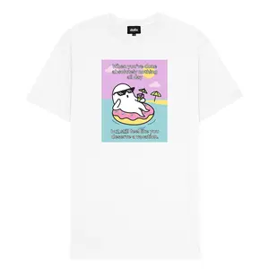 Dalix Mens Ghost Vacation Graphic Tee