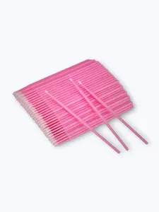 Pink Micro Brushes 50 Pack - High-Quality Brushes for Cleaning and Detailing Applications