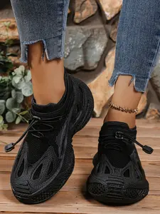 Women's Vintage Thick Sole Sport Shoes, Comfortable Casual Sneakers, Fashionable Daily Wear, Perfect for Everyday Use, Fashion Walking Sneakers