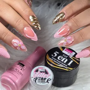 G E L 5en1 Fantasy Nails Multifunctional Tool for Nail Care with 5-in-1 Functionality and Creative Design Perfect for All Nail Enthusiasts