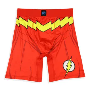 DC Comics The Flash Boxer Briefs Men's Superhero Logo Snug Fit Underwear