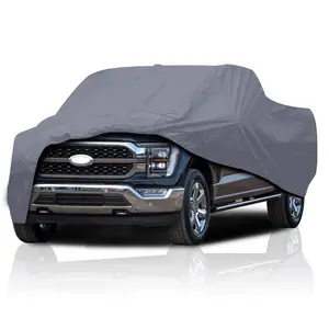 5 Layer Semi Custom Full-Size Truck Car Cover for Ford F-150 SVT Lightning 2001-2004 Regular Cab Pickup 6.6 Feet Bed, All Weather Protection Breathable Scratch, Dust, Snow Shield