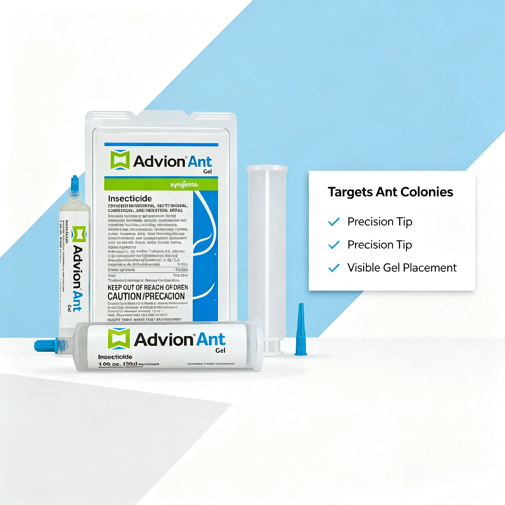 Advion Ant Gel Bait, Syringe Application for Home Kitchen & Living Space