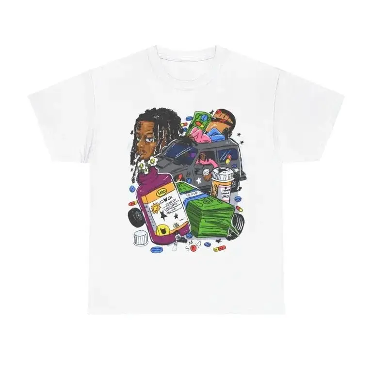 Lucki Rapper Vintage Graphic Tee, 90s Bootleg Rap T-Shirt, Neptune Aesthetic Hip-Hop Shirt, Y2K Underground Rap Tee, Heavy Cotton Retro Streetwear Top for Men