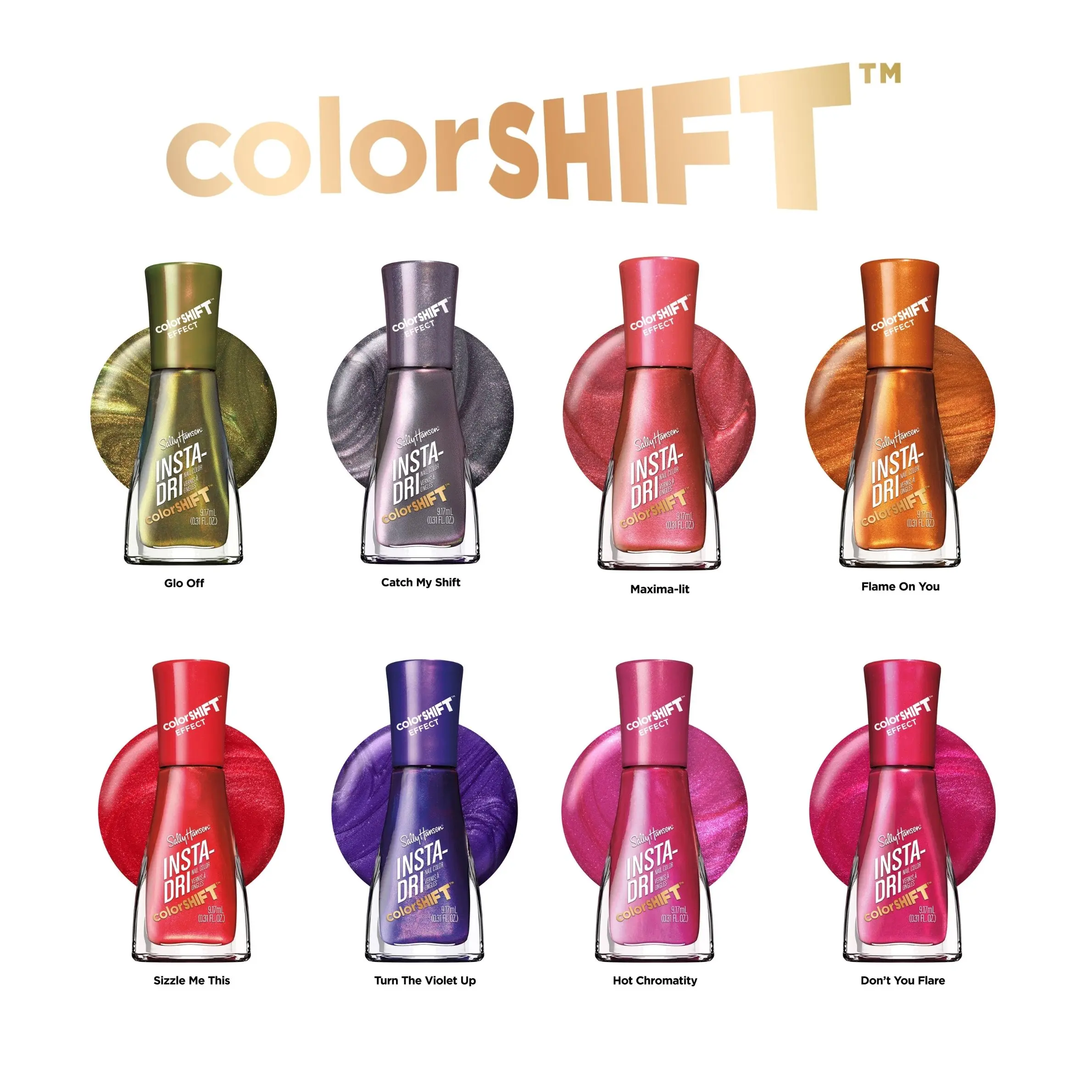 Sally Hansen Insta-Dri Color Shift Nail Polish Sally Hansen Insta-Dri Color Shift Nail Polish