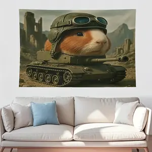 Italian brainrot meme Tapestry Wall Hanging College Dorm Wall Art Flag Party Decoration Banner Background Home Decorations Bedroom And Living Room Decorone 40x60 Inch