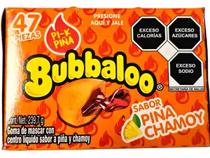 Pina Chamoy- Bubbaloo 47pcs