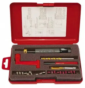 Recoil Thread Repair Hand Tool Kit - 36 Pieces, Free-Running, Screw-Locking (Model 33606TI)