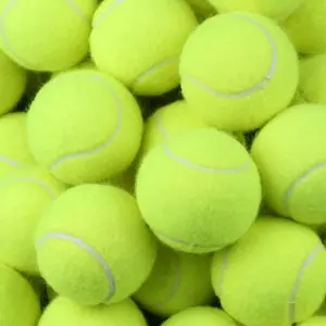 3/6 pcs Green training tennis ball - High elasticity and wear-resistant felt - Suitable for both indoor and outdoor use - Specifically for beginner players / Daily training on the court