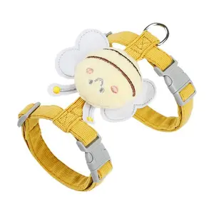 Cute Bee Cat and Rabbit Harness & Leash Set Adjustable Walking Vest