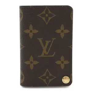 Pre-owned Louis Vuitton Canvas Small Leather Goods Monogram Card Case