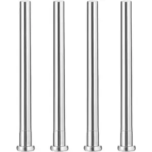 4 Pcs 3.5 Inches Silver Stainless Steel Security Replacement Door Hinge Pins Oil Rubbed Pin Screws for Interior Doors Windows Mailbox