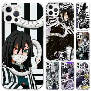 Demon Slayer Iguro Obanai Phone Case For Iphone 16 15 14 13 12 Mini 11 Pro Max 16E X XS XR 7 Plus 8 SE 2020 Soft Funda Print She IPhone 16 Case Premium Phone Case Deals For You