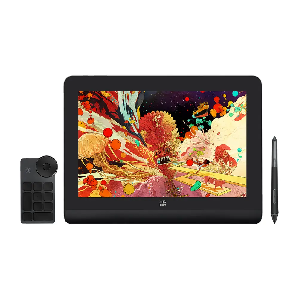 XPPen Artist Pro 14 (Gen 2) 14-inch Graphics Drawing Tablet FHD Fully laminated Screen 16384 Pressure Levels Foldable Stand Easy for Eyes Anti-glare Compatible with Android Windows