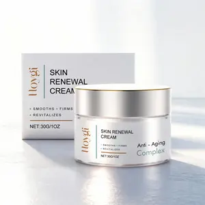 HOYGI Skin Renewal Cream | Hyaluronic Acid Tocopherol Glycerin, Gentle for Sensitive Skin, Deep Hydrating Firming & Glow Boosting Face Neck Cream