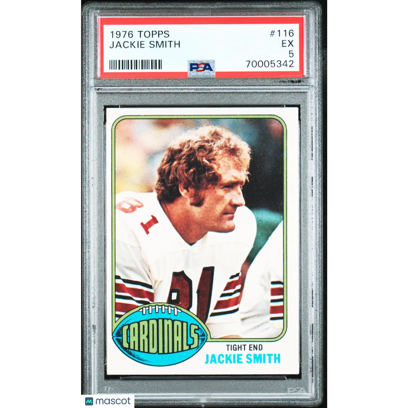 Jackie Smith PSA 1976 Topps #116 Football 5