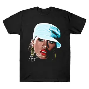 Missy Elliott 90s Face Retro Bootleg T-Shirt Graphic Unisex Tee