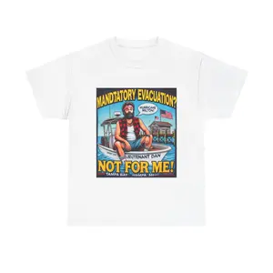 Lieutenant Dan Surviving Hurricane Milton: Unisex Heavy Cotton Tee