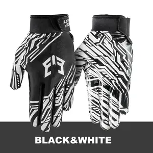 1 Pair American Football Gloves, Sticky Grip Breathable Design, for Men Women Rugby & Training & Competition Match Outdoor Game