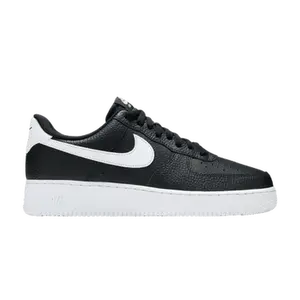 Nike Air Force 1 '07 'Black White Tumbled'